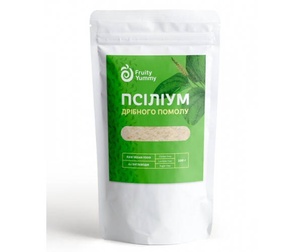 

Псиліум дрібного помелу, 200г Fruity Yummy