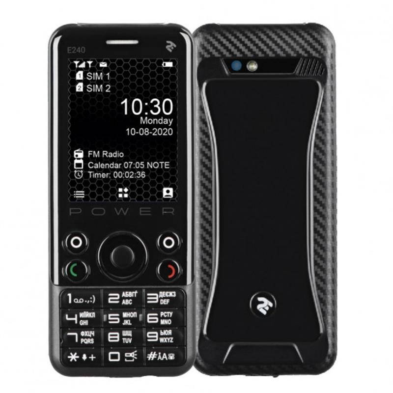 

Мобильный телефон 2E E240 Power Dual Sim Black (680576170088), Черный