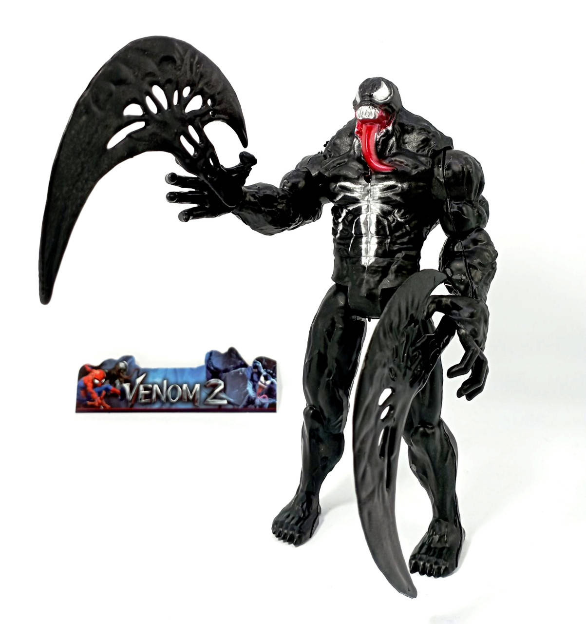 

Фигурка Веном 2 Черный ( Venom 2 Black ) 15см со Светом на груди