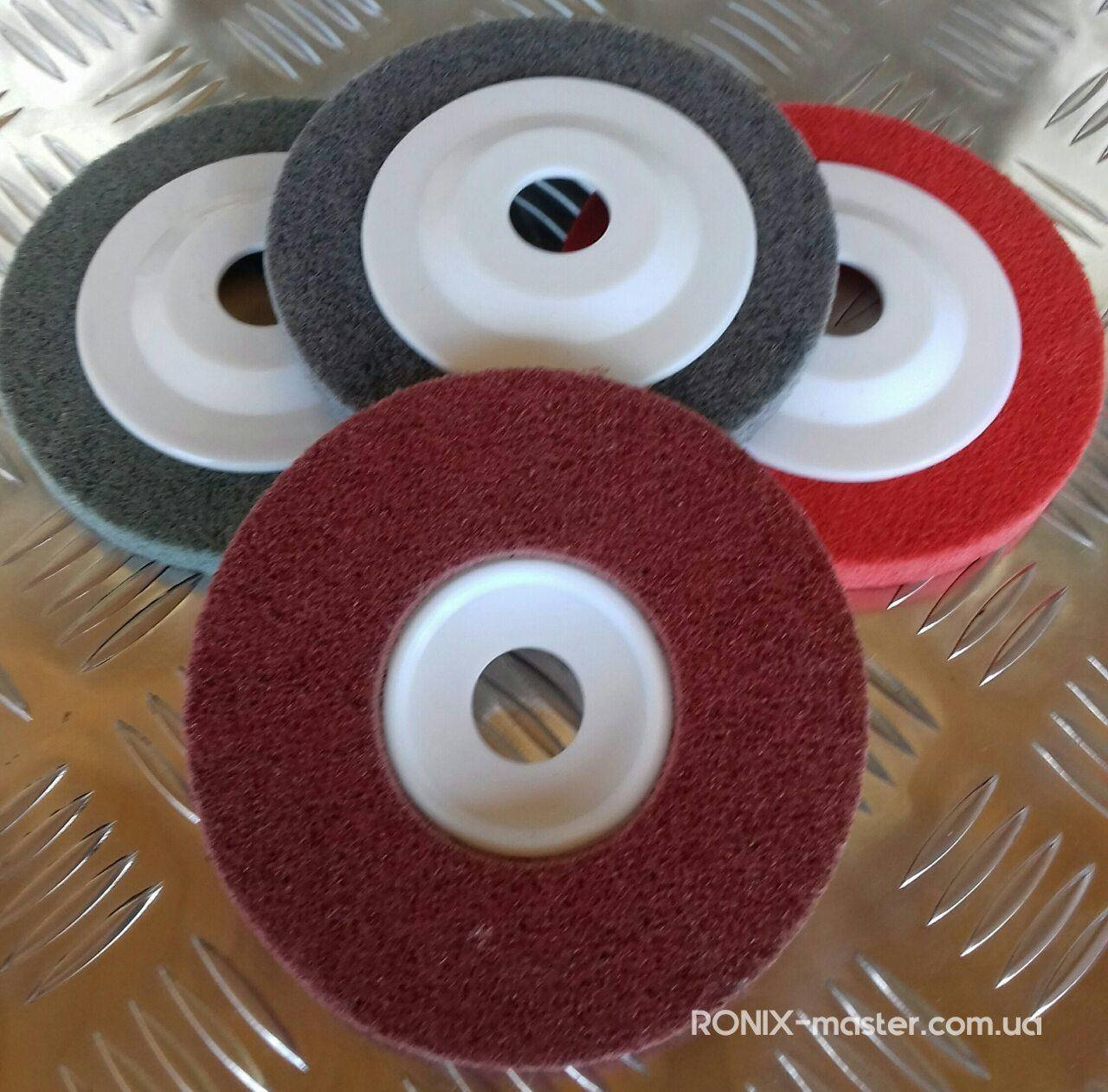 

Круг с абразивного волокна 125х12х22 на основе Р80 (бордовый)