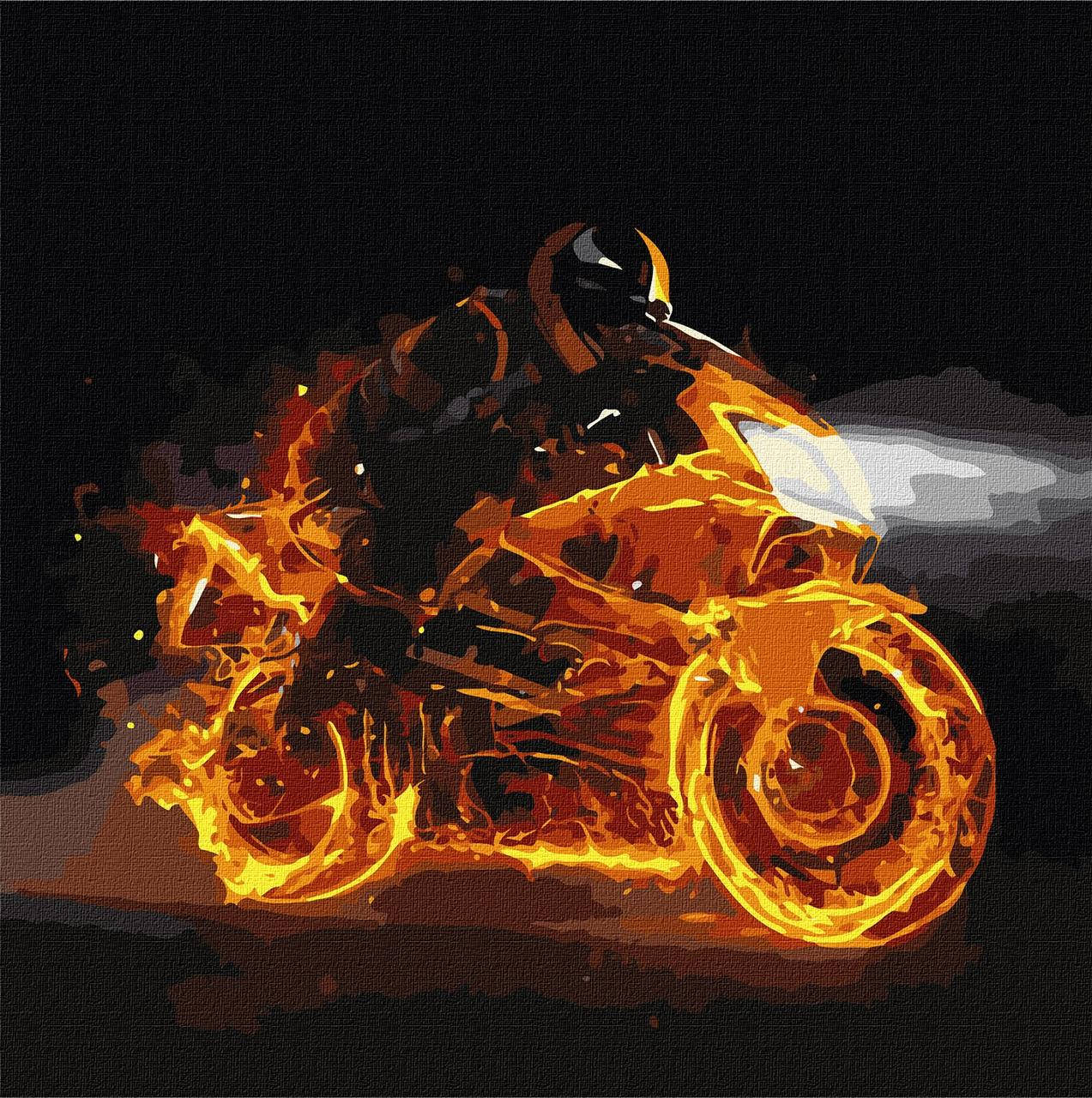 

Картина по номерам 40х40 см. Горящая скорость. Идейка. КНО5029