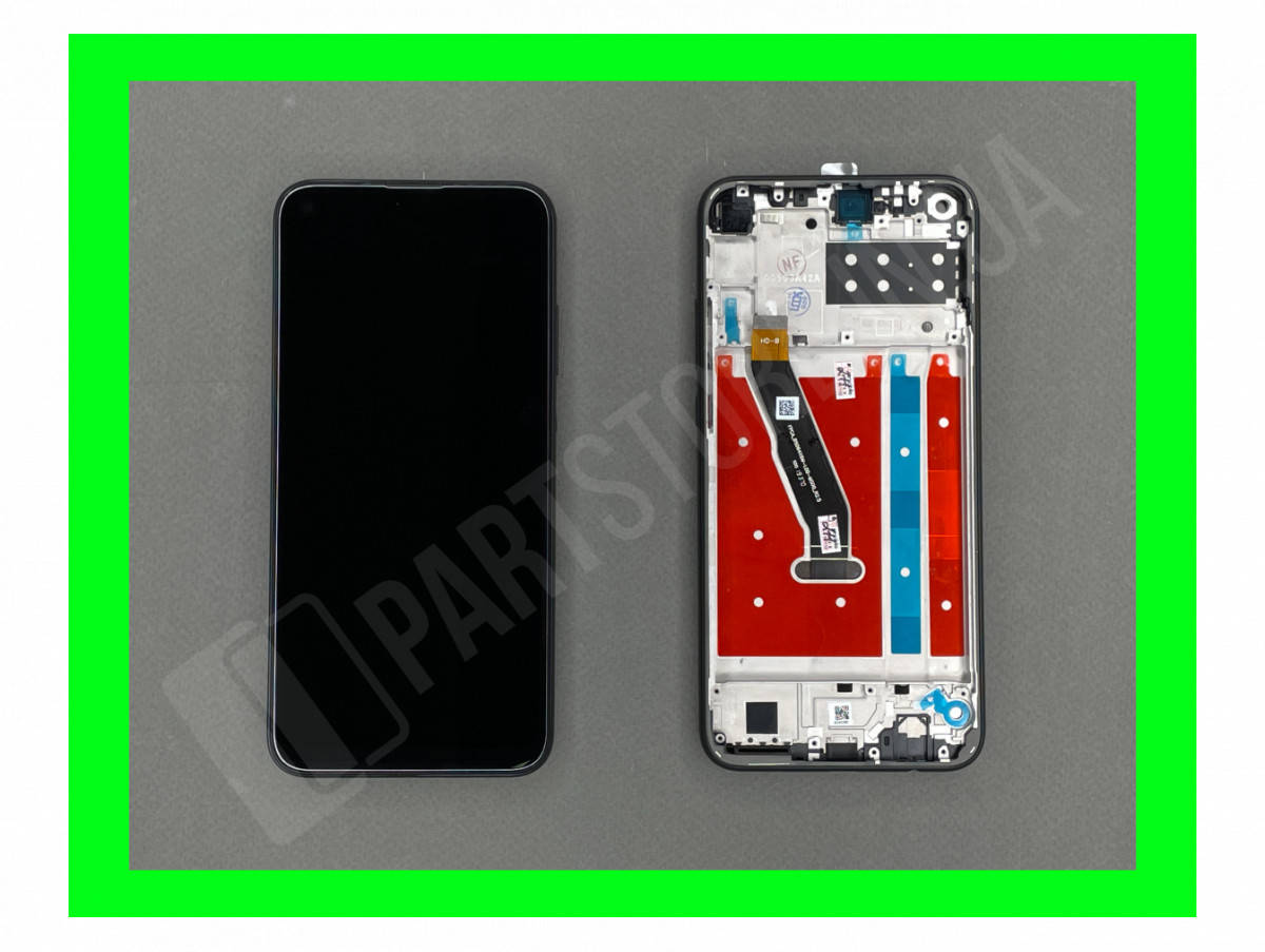 

Дисплей Huawei P40 Lite E с сенсором и рамкой черного цвета (оригинальные комплектующие), Черный