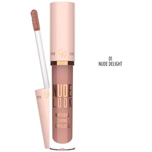 

Жидкая глянцевая помада Golden Rose Nude Look Natural Shine Lipgloss