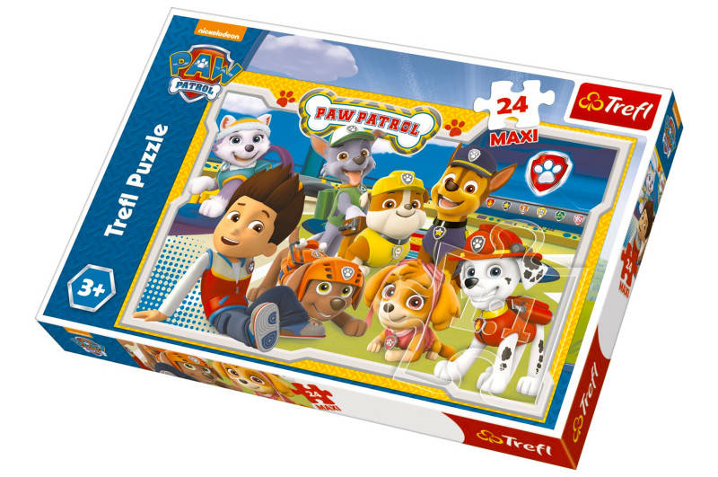 

Пазлы 14287-(24 элм. MAXI) - "Веселая команда" / Nickelodeon: "Щенячий патруль"/Trefl