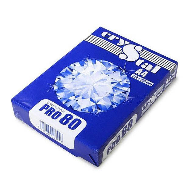 

Бумага Crystal Pro А4 80г/м2 100 листов, Белый