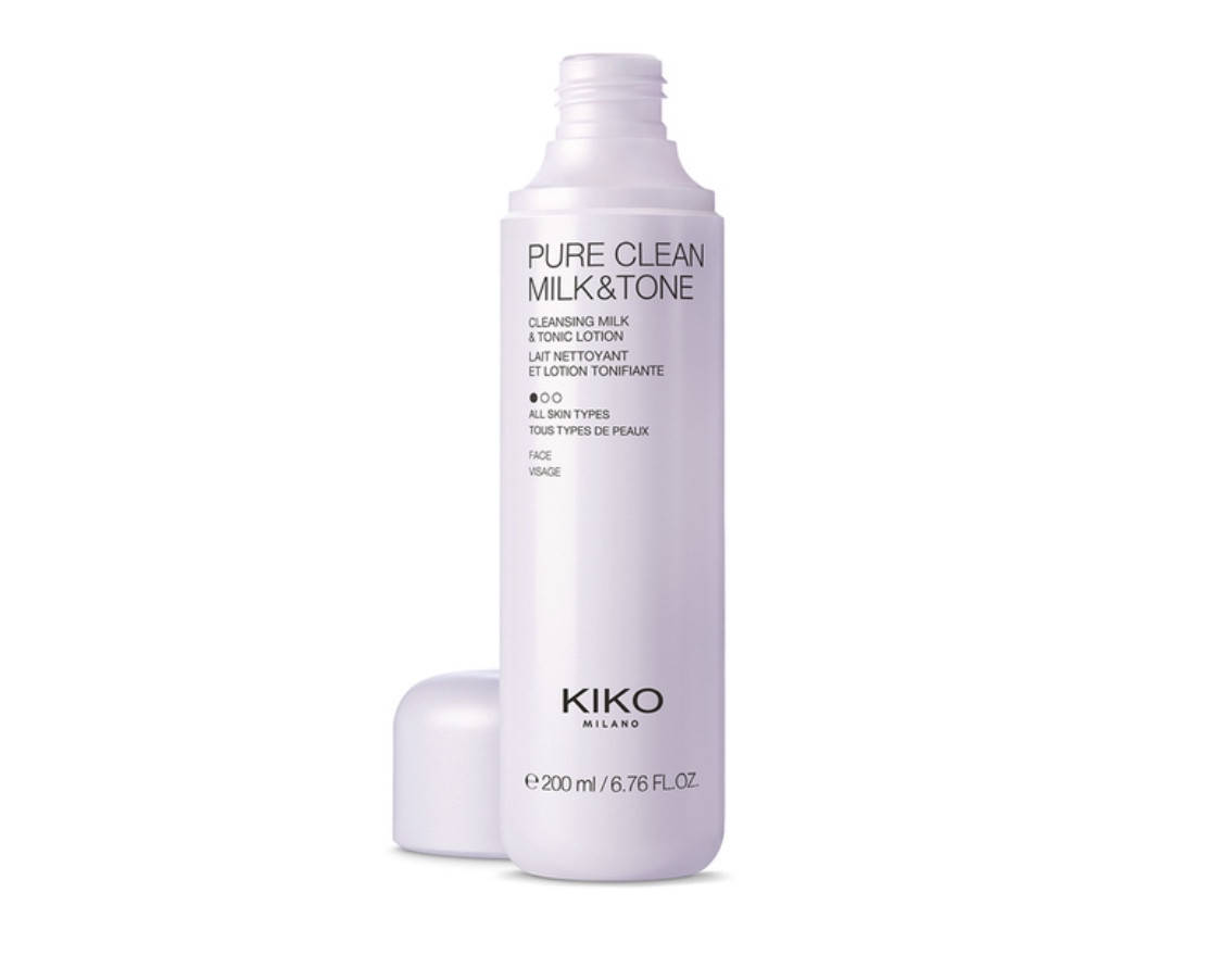 

Pure Clean Milk & Tone Kiko Milano очищающее и тонизирующие молочко 2в1