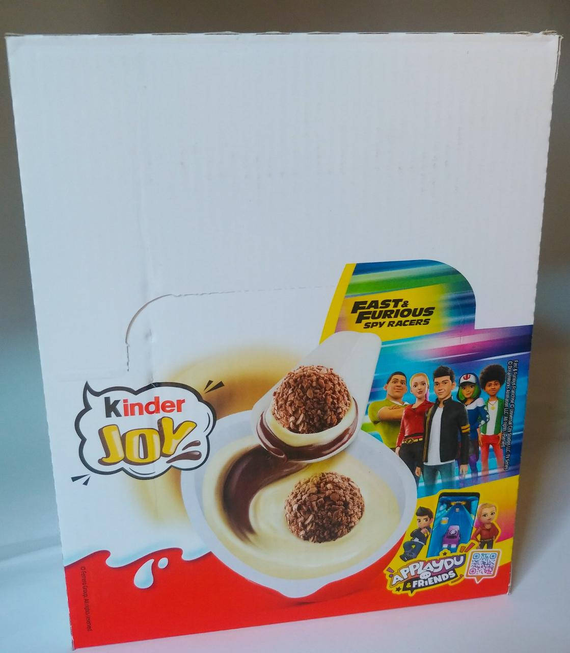 

Kinder Joy Fast&Furious киндер джой 24шт 20g (480g)