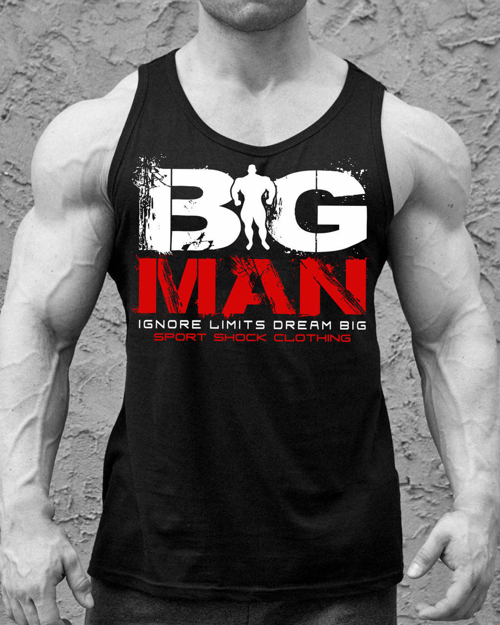 

Спортивная майка Big man XL, Черный