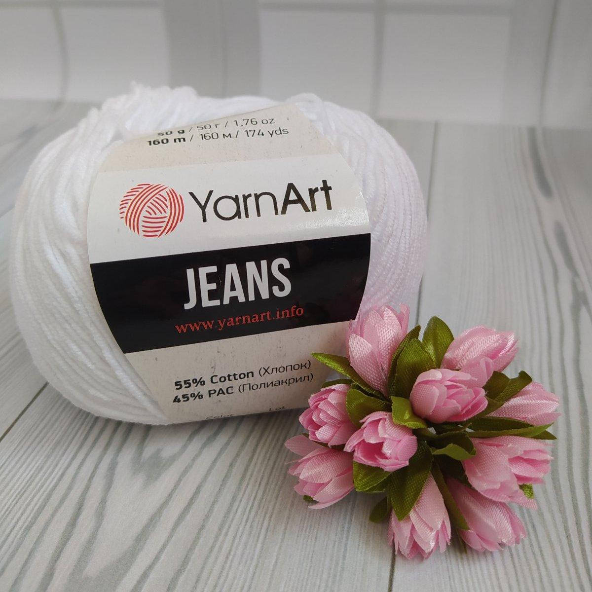 

YarnArt Jeans (№62) білосніжний