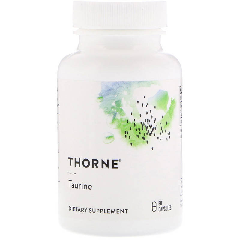 

Thorne Research, Таурин, 90 капсул Taurine