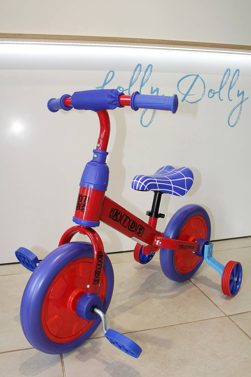 

Велосипед-беговел 2в1 PROFI KIDS М 5453, Красный