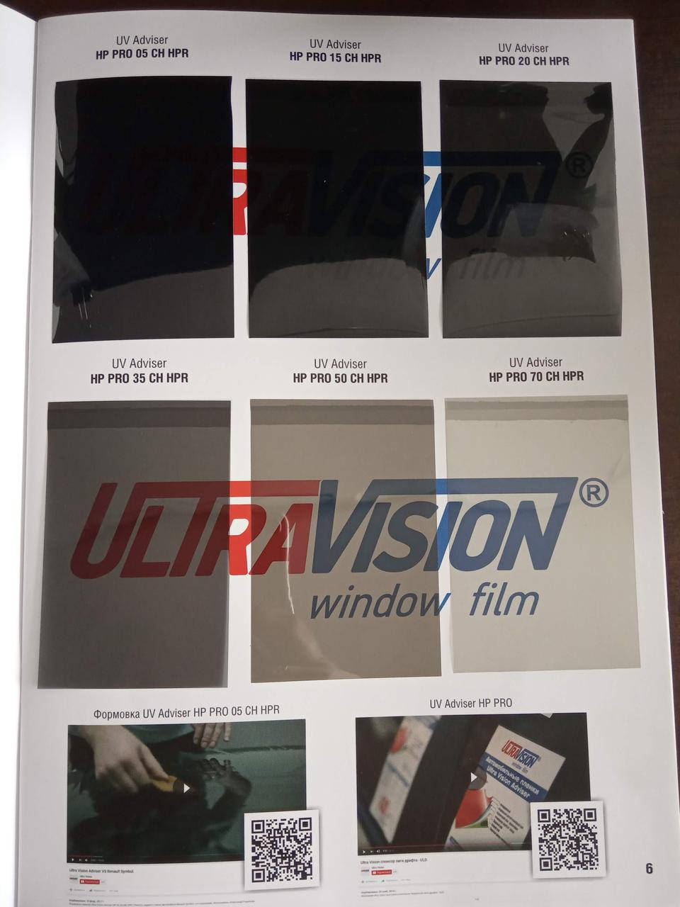 

Автомобильные пленки UltraVision Adviser