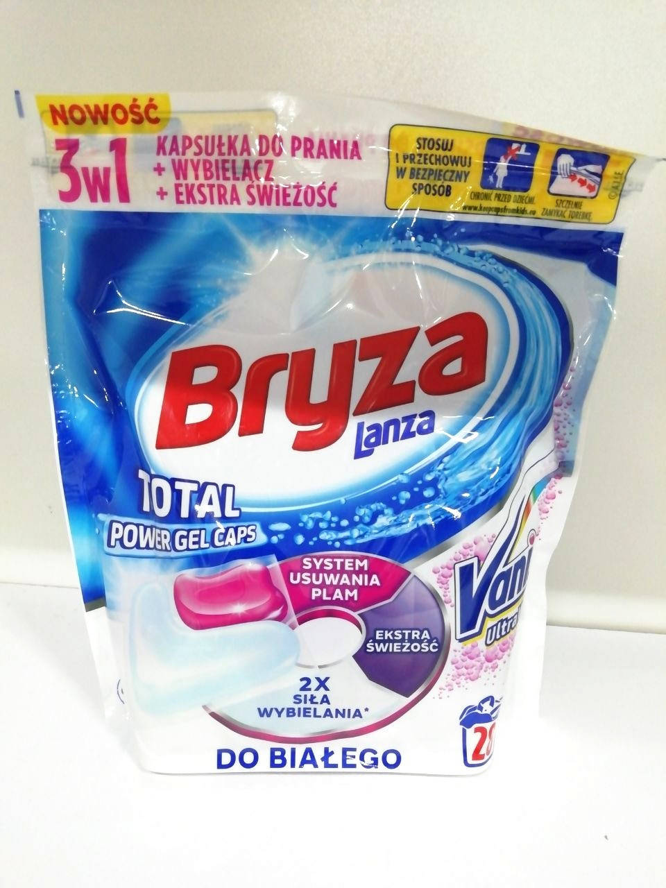 

Капсулы для стирки белого BRYZA, 28 шт