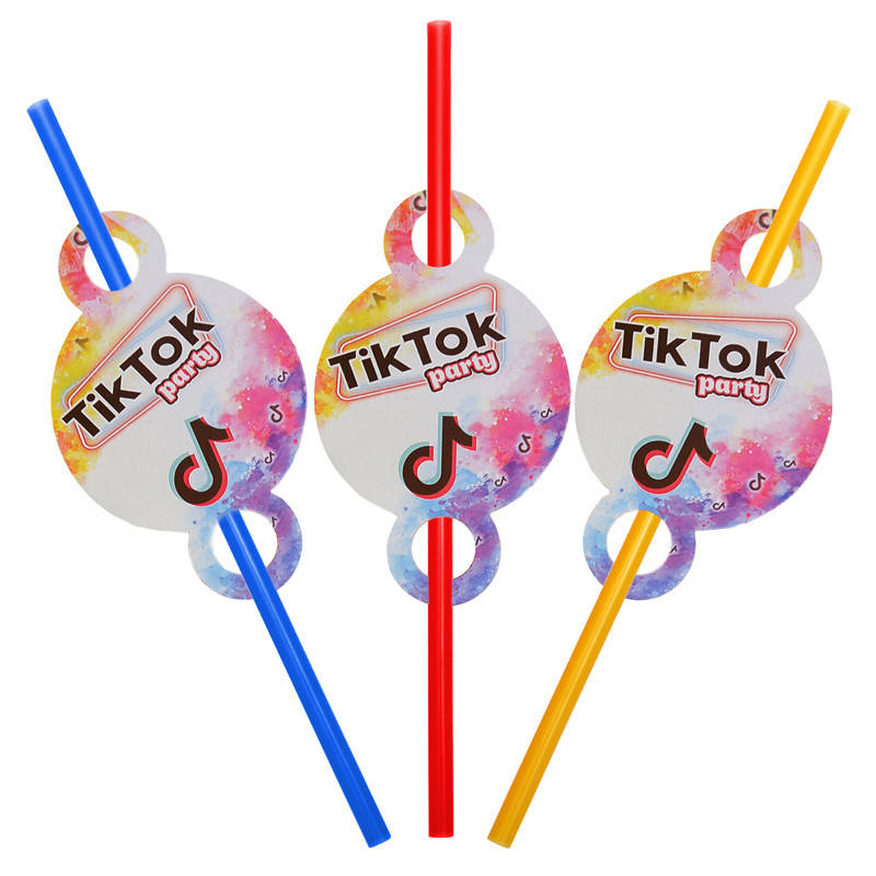 

Трубочки для напитков ТikТok 8шт/уп
