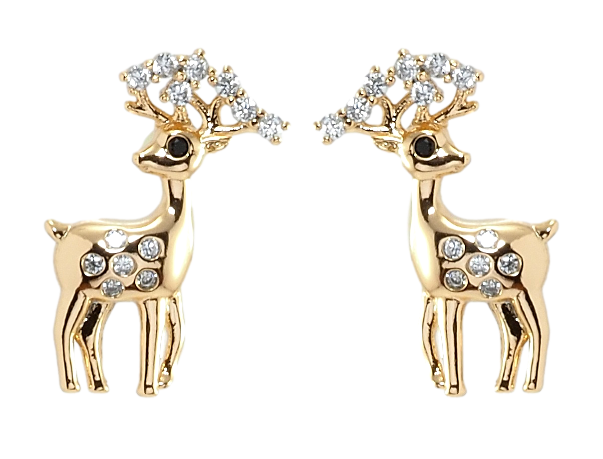 

Серьги Xuping Позолота 18K гвоздики (пусеты) "Олени"