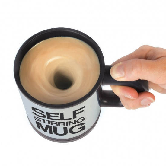 

Кружка мешалка Self Stirring Mug Черная, Черный