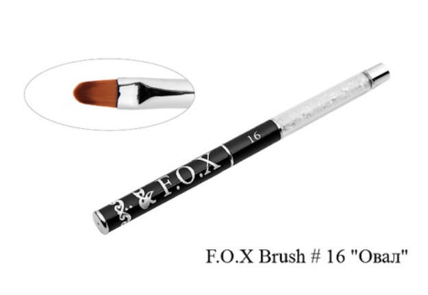 

Кисть F.O.X #16 Язычек овальный
