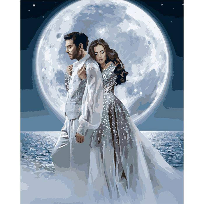 

Картина по номерам Люди "Под лунным сиянием", 40х50 см, 3*