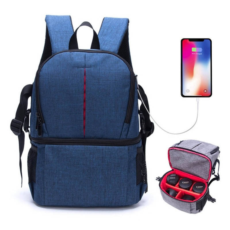 

ФотоРюкзак AccPro DAC-1721E blue/red сине-красный, Синий