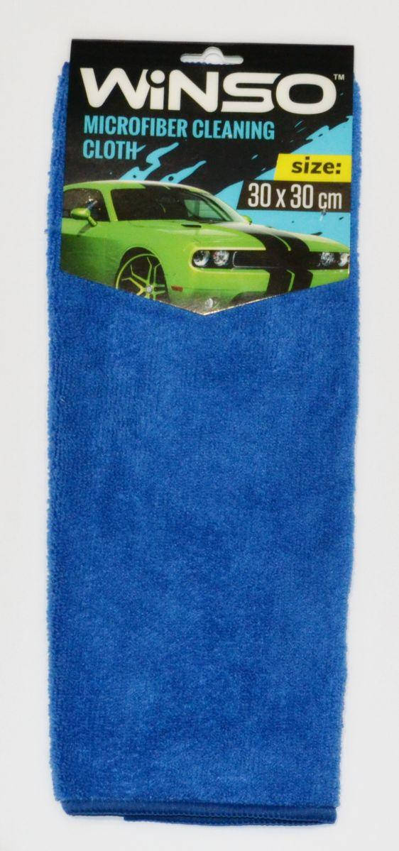 

Салфетка микрофибра универсальная Winso синяя 30*30 1шт