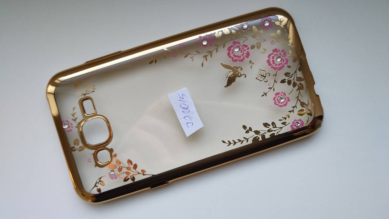

Чехол силиконовый со стразами Samsung J7 2015 J700 J701 J7 neo