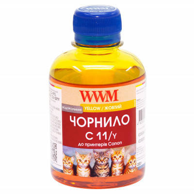 

Чернила WWM для CL-511С,CL-513С,CLI-521M 200г Yellow Водорастворимые (C11/Y)