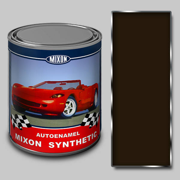 

Синтетическая автомобильная краска Mixon Synthetic. Темно коричневая 793. 1л, Коричневый