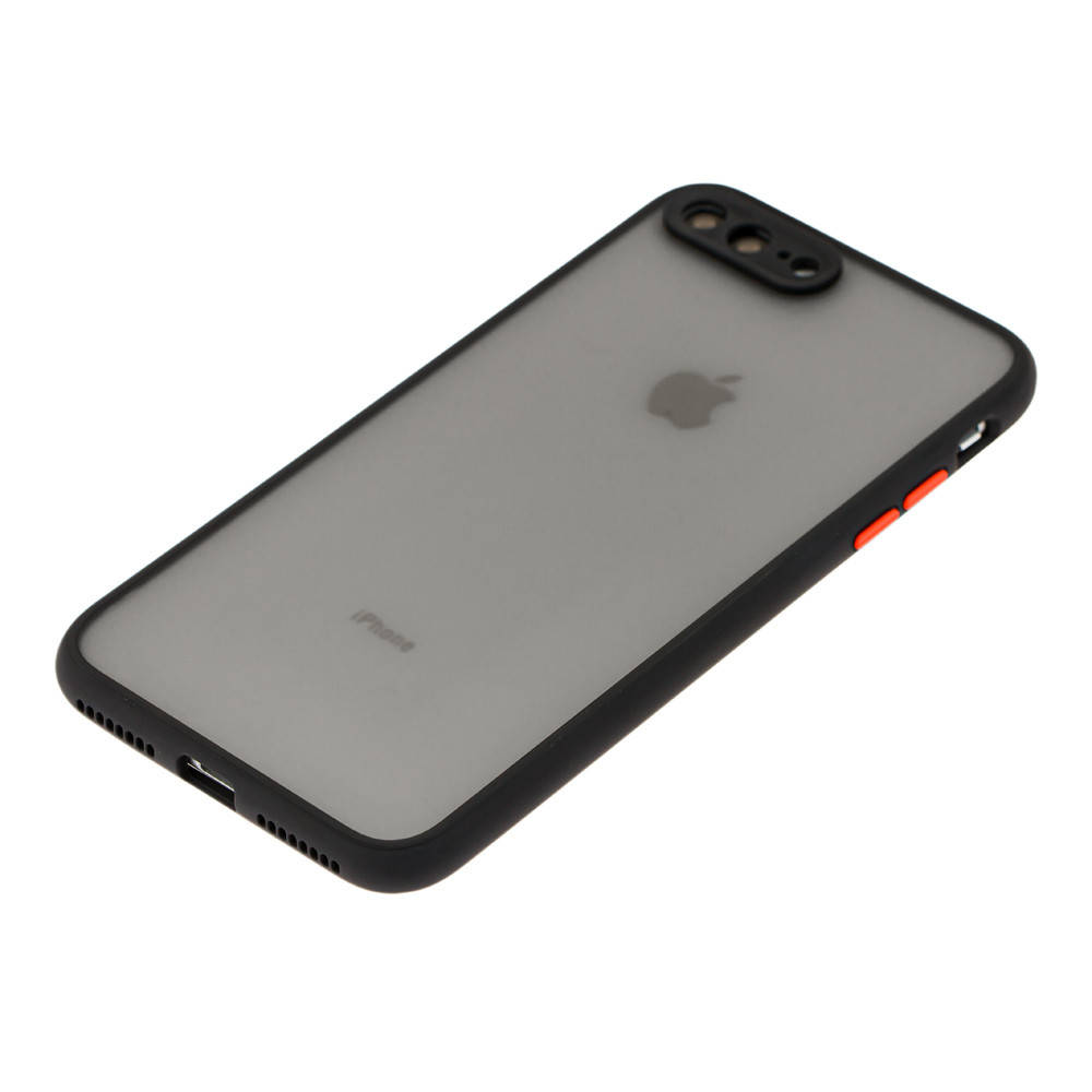 

Противоударный матовый чехол для iPhone 7 8 Plus Черный