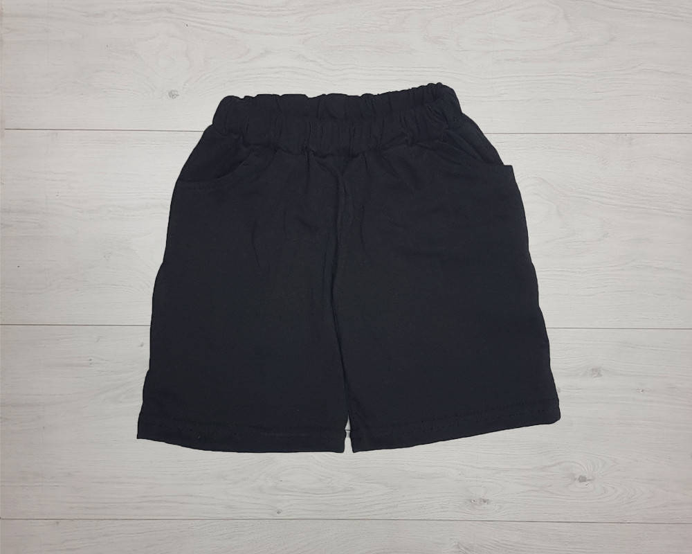 

Шорты черные с карманами, Черный