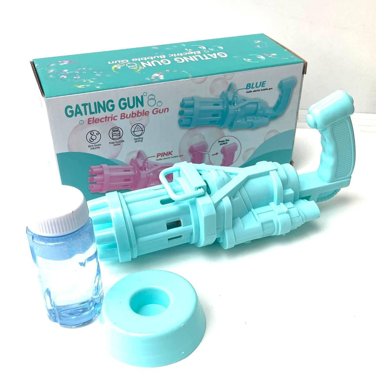 

Детский автоматический пистолет пулемёт для мыльных пузырей Bubble Gun Blaste