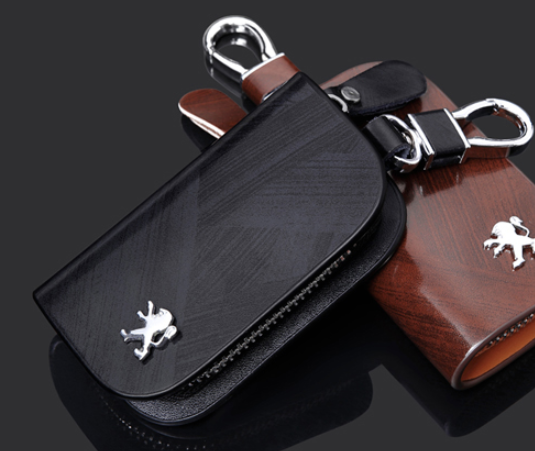 

Брелок ключница автомобильный с логотипом для авто Peugeot