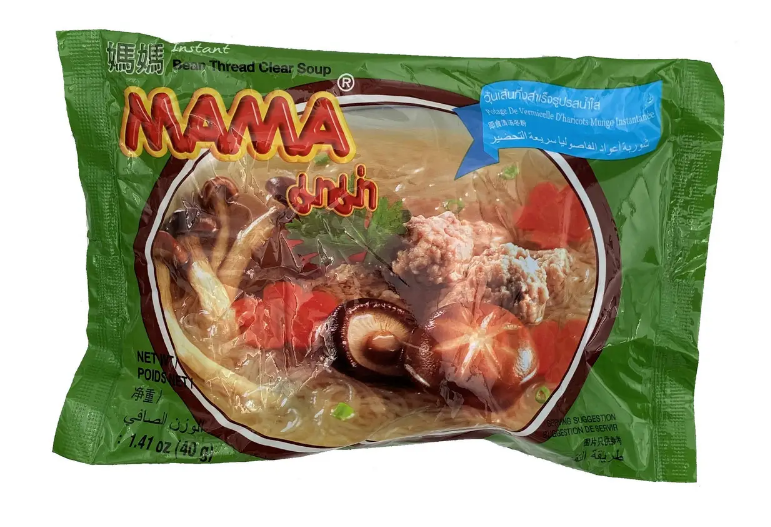 

Лапша быстрого приготовления стеклянная Mama 40 г