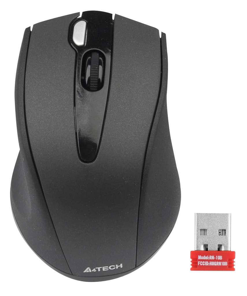 

Мышь беспроводная A4Tech G9-500F-1 Black USB V-Track, Черный