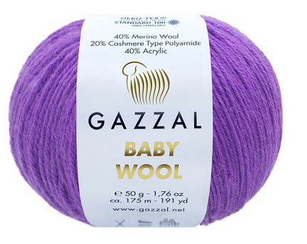 

Пряжа Baby wool gazzal-815