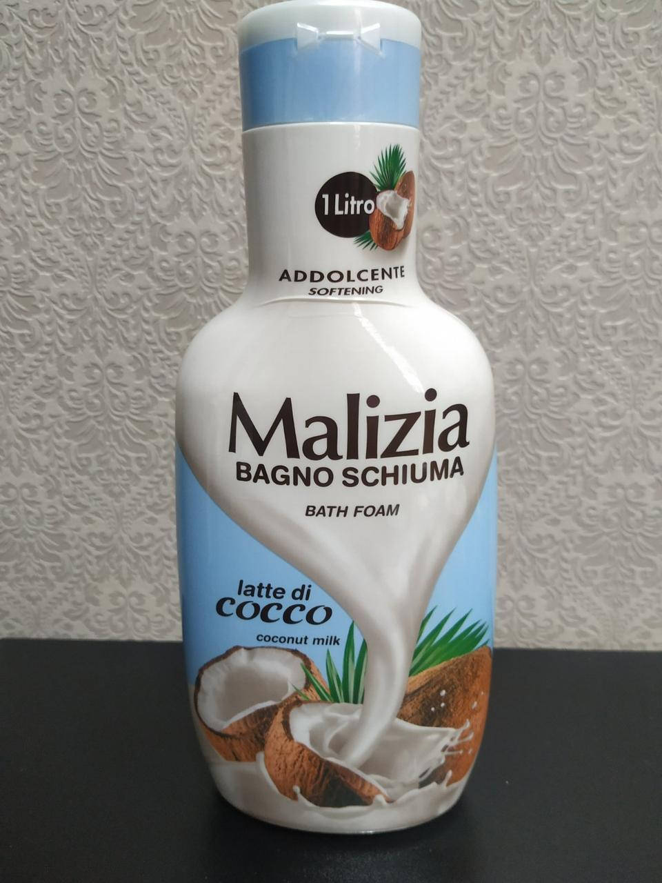 

Гель для душа и пена для ванны Malizia (кокос) 1000ml. Италия.