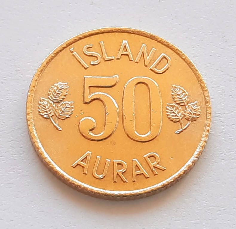 

Исландия 50 эйре 1970