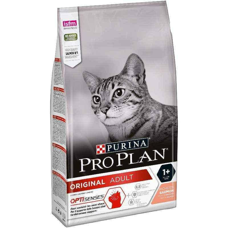 

Purina Pro Plan (Пурина Про План) Original Adult Salmon - Сухой корм с лососем для взрослых кошек (10 кг.)