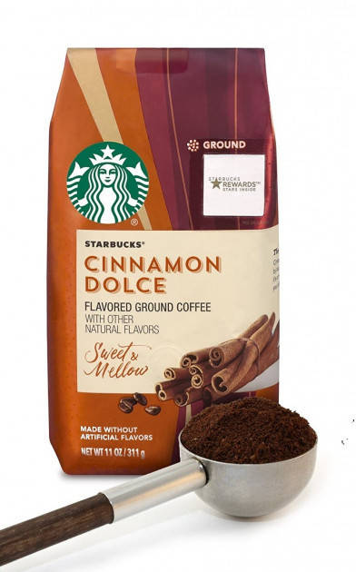 

Кофе молотый Starbucks Cinnamon Dolce Flavored Blonde Light Roast Ground Coffee, 311g