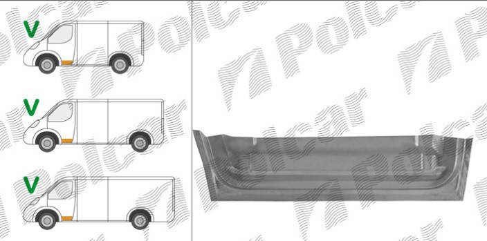 

Ремкомплект передней левой двери MB Sprinter