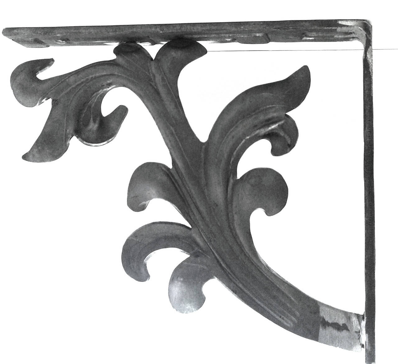 

Кронштейн кованый (полка) арт.03.804 (250х250х25х4 мм), Черный