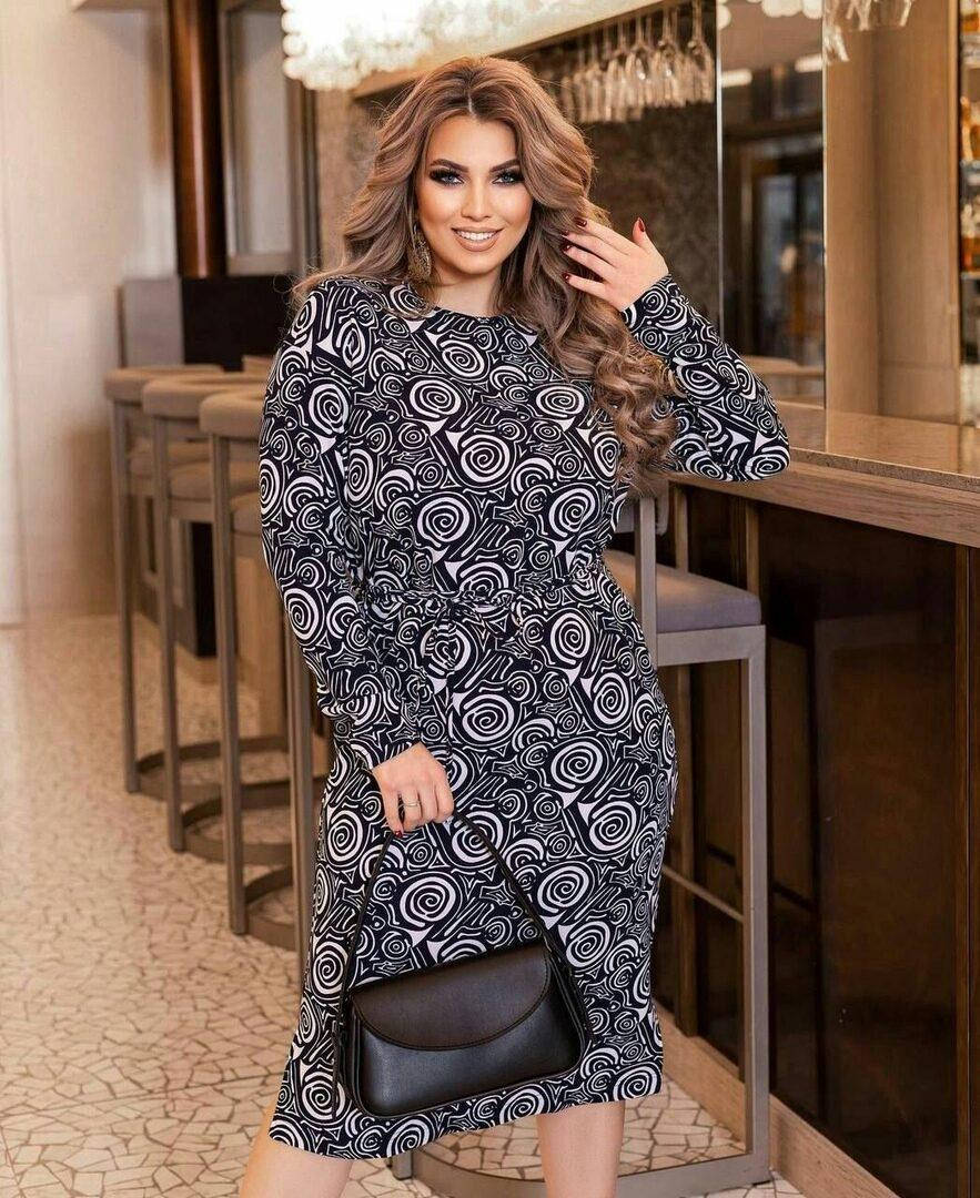 

Невероятное женское платье, ткань "Трикотаж Кукурузка" 50, 52, 54, 56, 58, 60 размер 50