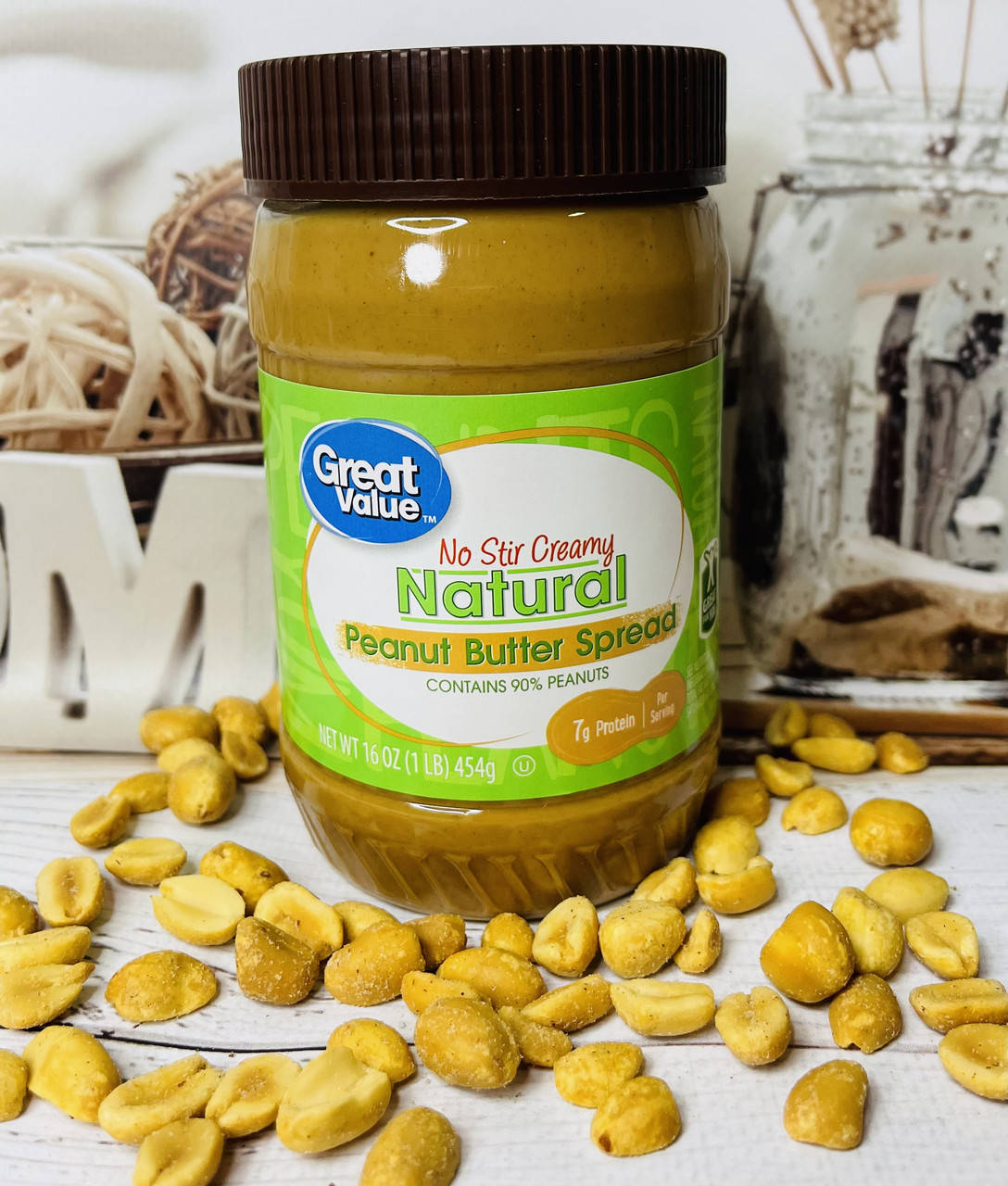 

Кремова арахісова паста Great Value Natural