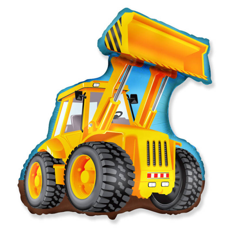 

Фольгированный шар мини-фигура "Экскаватор" 14" 902756 FlexMetal