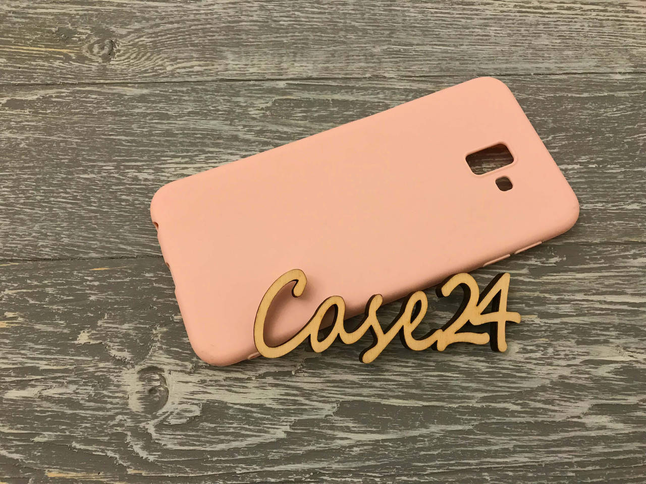 

TPU чехол накладка Candy для Samsung Galaxy J6 Plus 2018 (6 цветов) нежно розовый