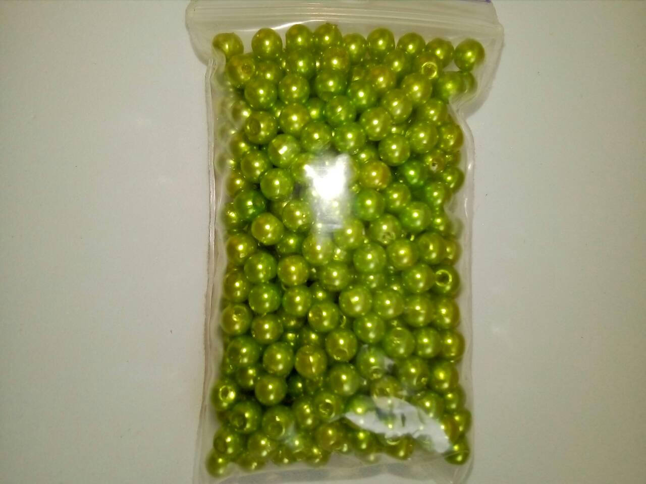 

Бусины перламутровые №4 10г оливка