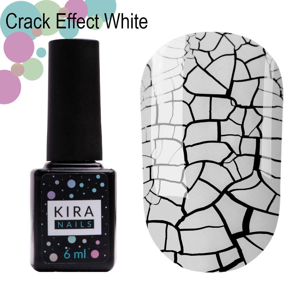 

Гель-лак Kira Nails Crack Effect White, 6 мл