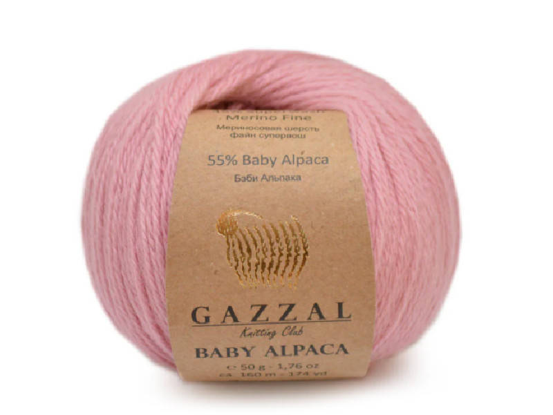 

Gazzal Baby Alpaca, Розовый №46007