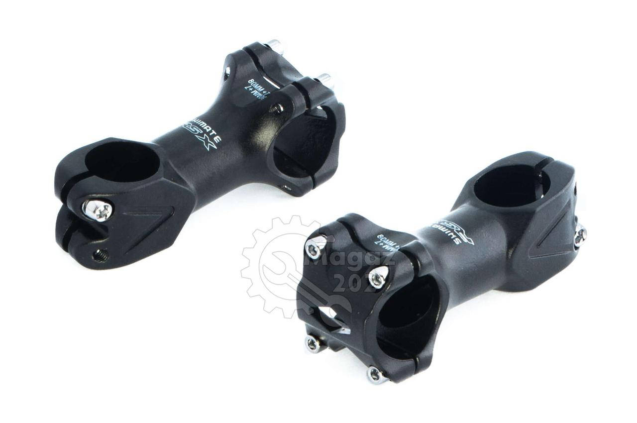 

Вынос руля велосипеда (горный, алюминий, L-80mm, D-31,8mm) (черный) DS