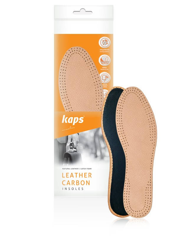 

Кожаные стельки для обуви Kaps Капс Leather Carbon 44