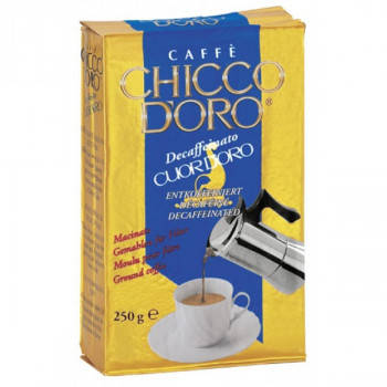 

Кофе молотый Chicco d`oro decaffeinato 250г